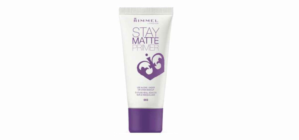 Rimmel London Stay Matte Primer memiliki hasil yang matte, teksturnya seperti pelembap. cocok untuk kulit berminyak